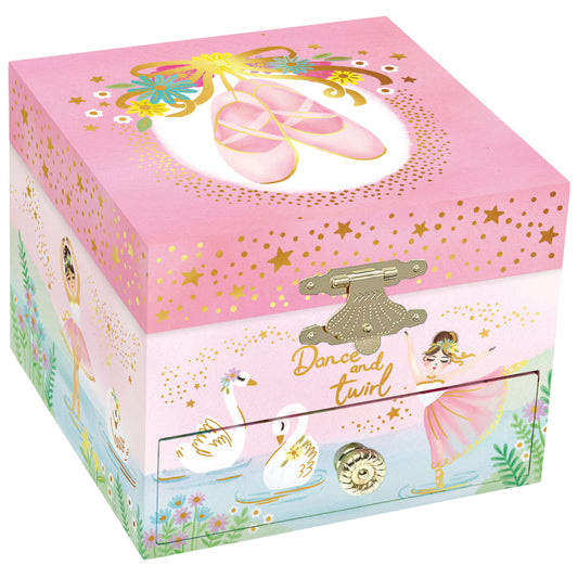 Ballerina Musical Jewelry Box Small Toys U.S. Toy Company