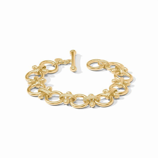 Bamboo Link Bracelet - Gold Bracelets Julie Vos