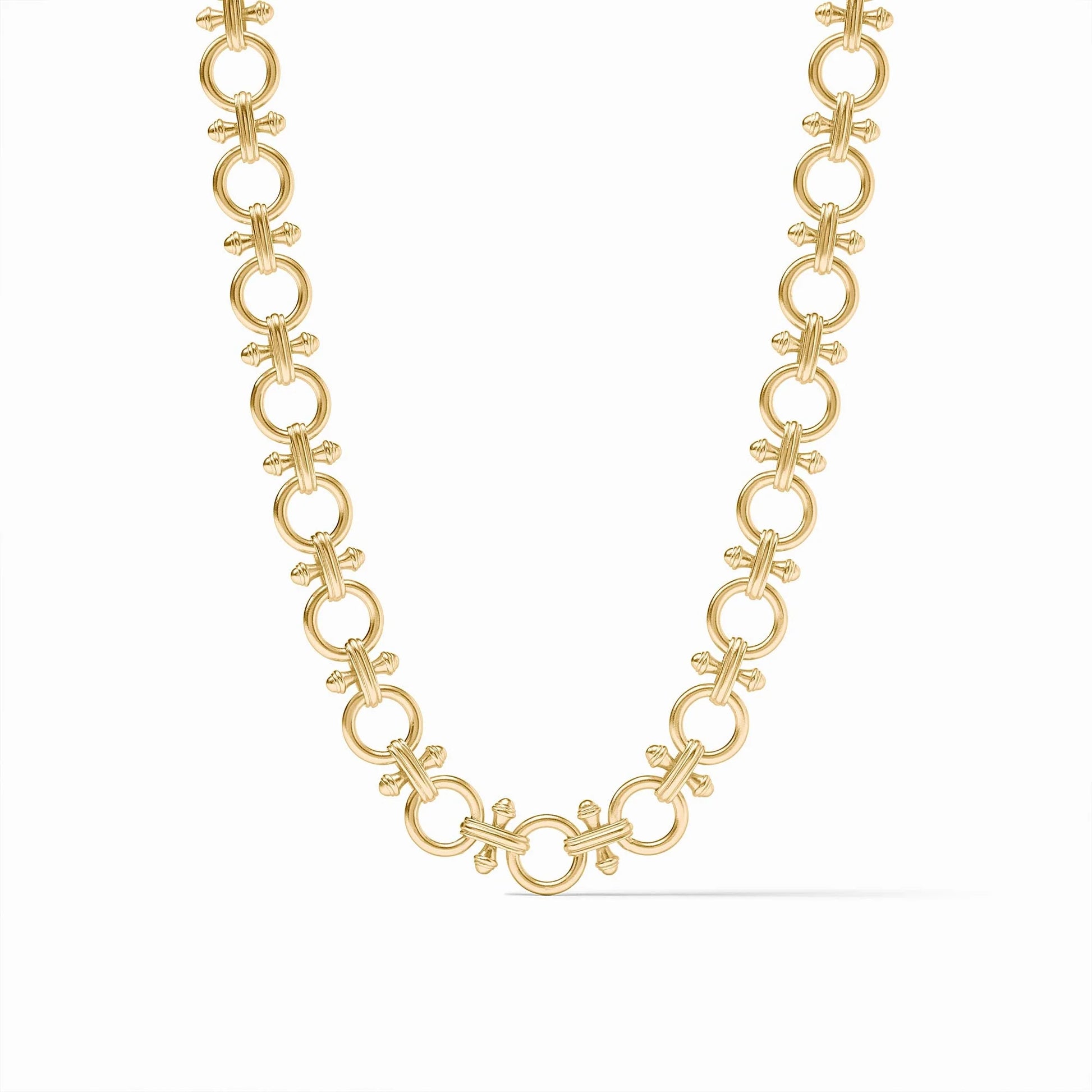 Bamboo Link Necklace - Gold Necklaces Julie Vos