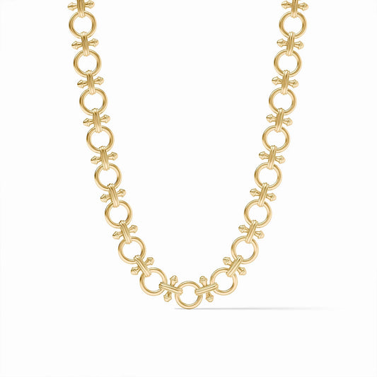 Bamboo Link Necklace - Gold Necklaces Julie Vos