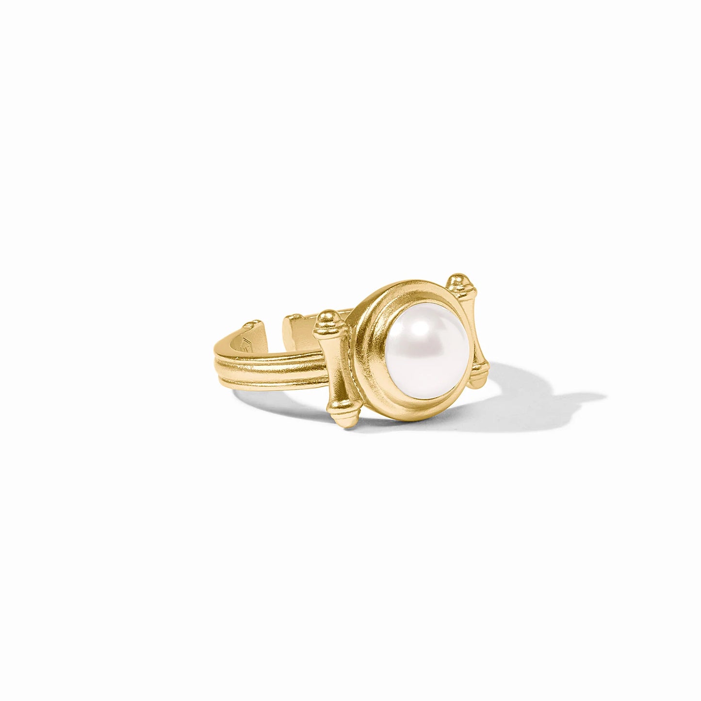 Bamboo Stone Ring - Pearl Rings Julie Vos