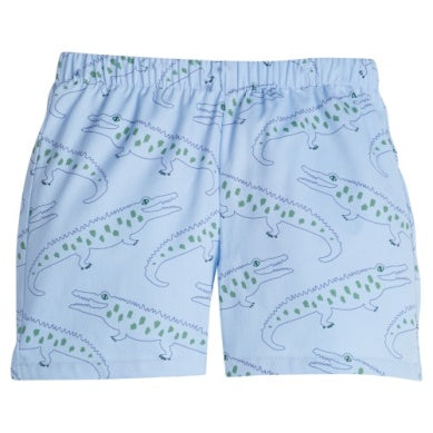 Basic Short - Blue Alligator Alley Boys Shorts Little English