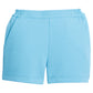 Basic Shorts - Turquoise Pique Girls Shorts Bisby