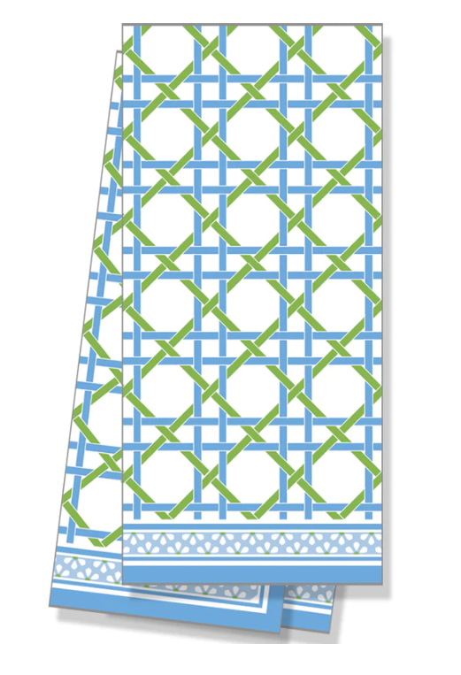 Basketweave Cotton Tea Towel Textiles WH Hostess   