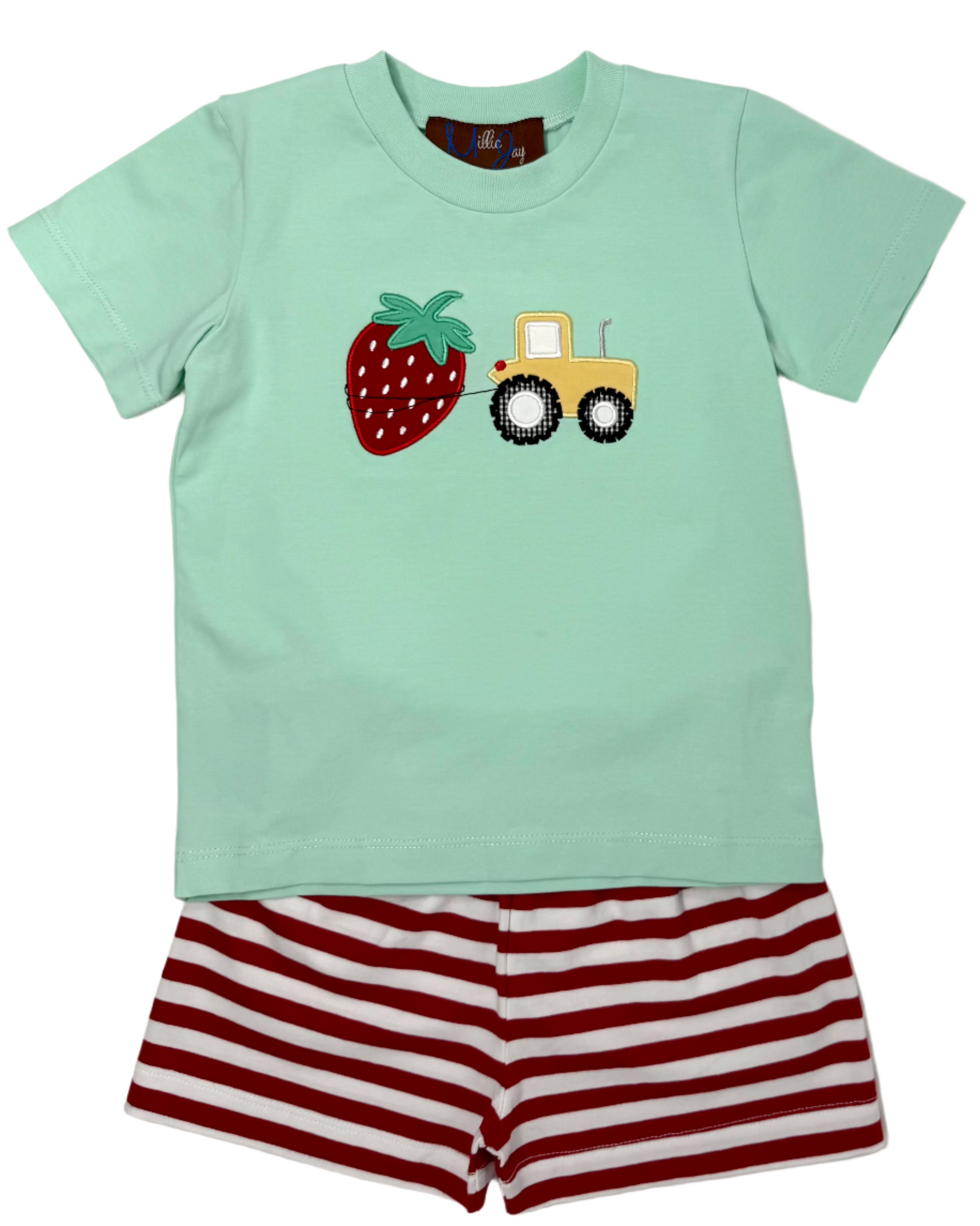 Berry Applique Boys Short Set Boys Sets Millie Jay