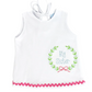 Sleeveless White Knit Big Sister T-Shirt Girls Tops + Tees Bailey Boys   