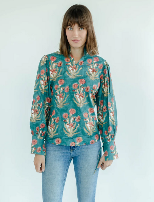 Billy Blouse - Cobalt