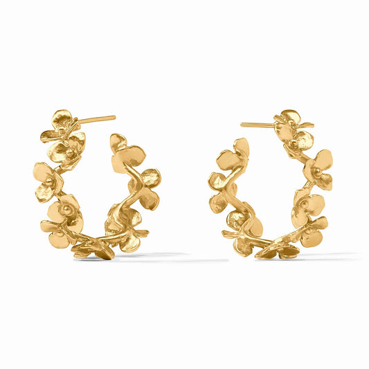 Bloom Hoop - Gold- Medium Earrings Julie Vos