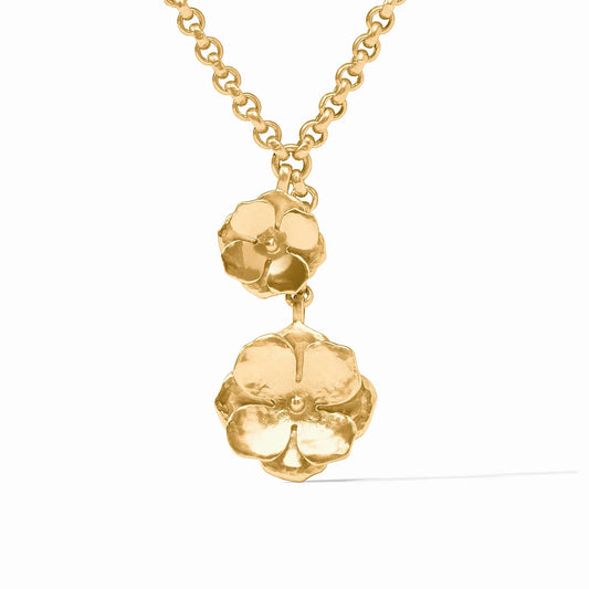 Bloom Lariat Necklace - Gold Necklaces Julie Vos