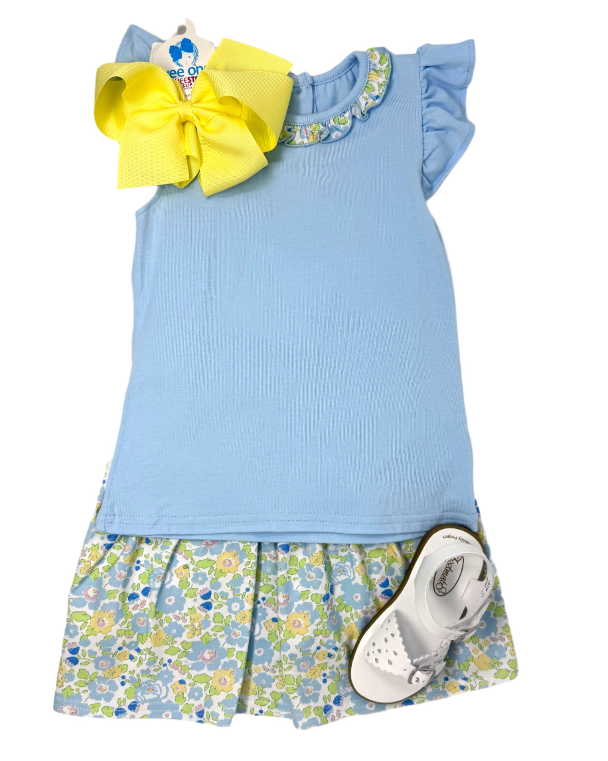 Blooming Floral Skort Set Girls Sets Trotter Street Kids