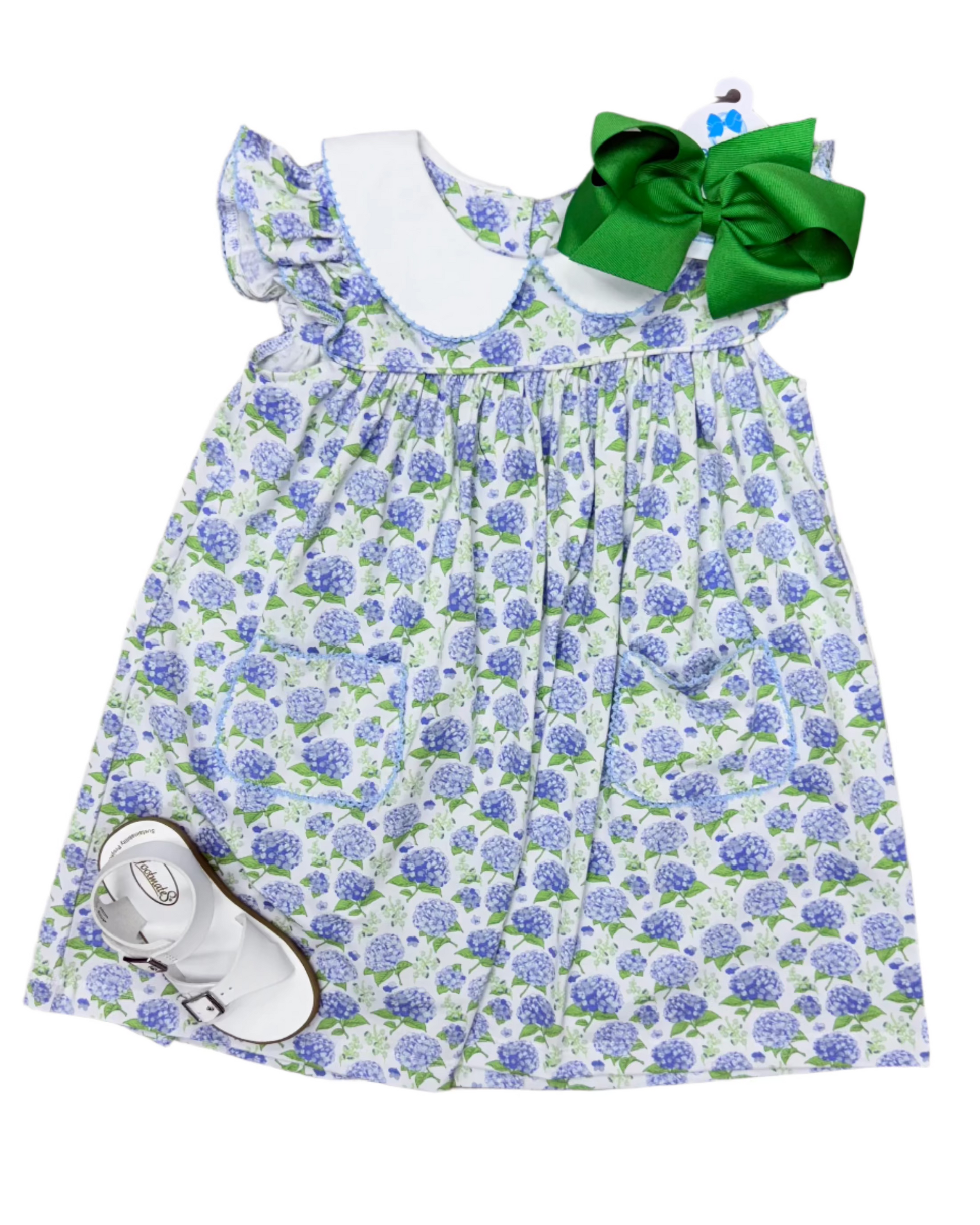 Bloomstruck Hydrangea Dress Girls Play Dresses Three Sisters