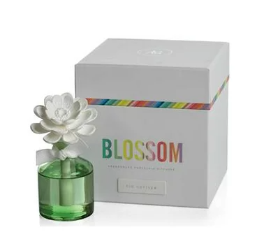 Blossom Porcelain Diffuser - Fig Vetiver Diffusers Zodax   