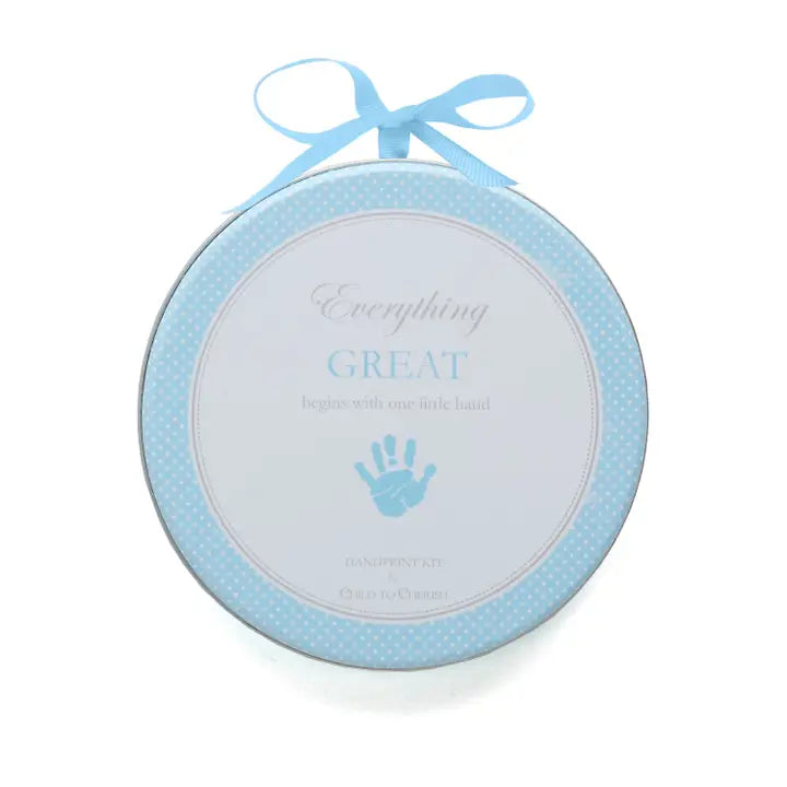 My Child's Handprint To Cherish w/ Hanger - Blue Kids Misc Accessories Child To Cherish®