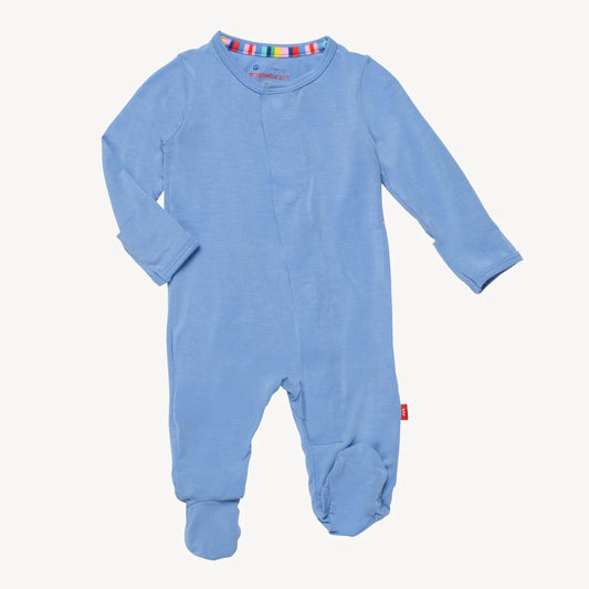 Blue Skies Modal Magnetic Footie Baby Sleepwear Magnetic Me   