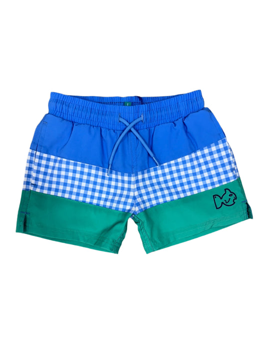 Boogie Board Swim Trunks - Marina Blue Colorblock Kids Swim Prodoh