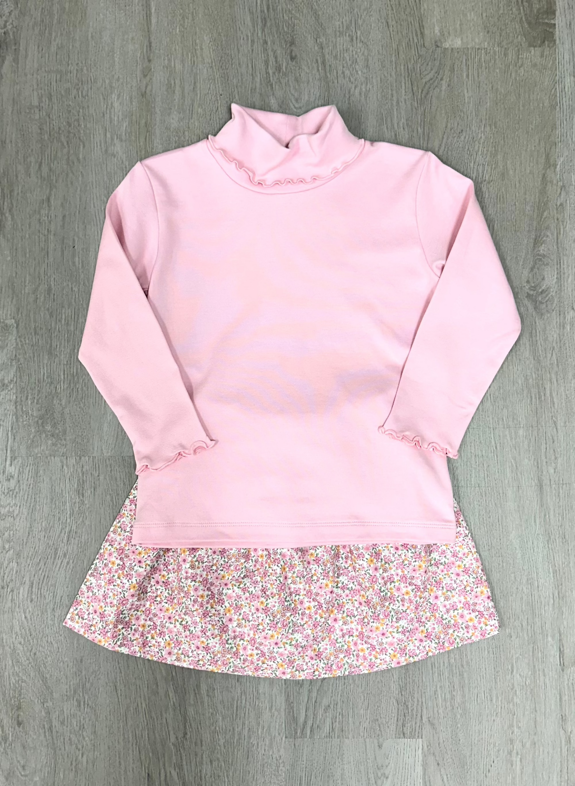 Bow Smocked Skirt - Oakleigh Floral Girls Skirts + Bloomers Little English   