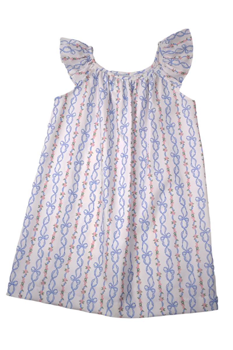 A-Line Dress - Bows Girls Occasion Dresses Funtasia Too