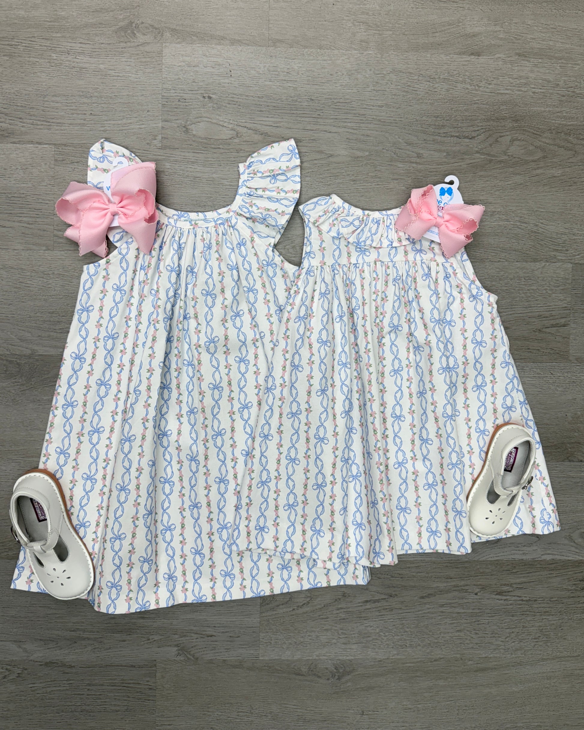 A-Line Dress - Bows Girls Occasion Dresses Funtasia Too