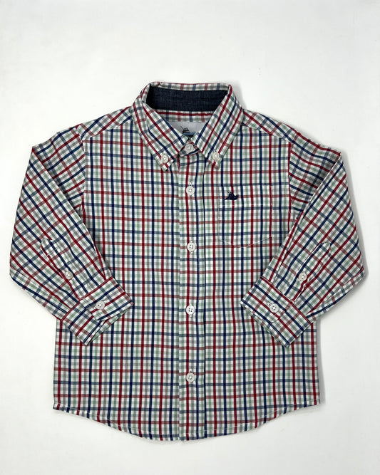 Boy's Dress Shirt - Blue/Red/Green Boys Shirts + Polos Southbound   