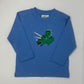 Boy's L/S T-Shirt w/ Triceratops Head - Chambray Boys Tees Luigi   