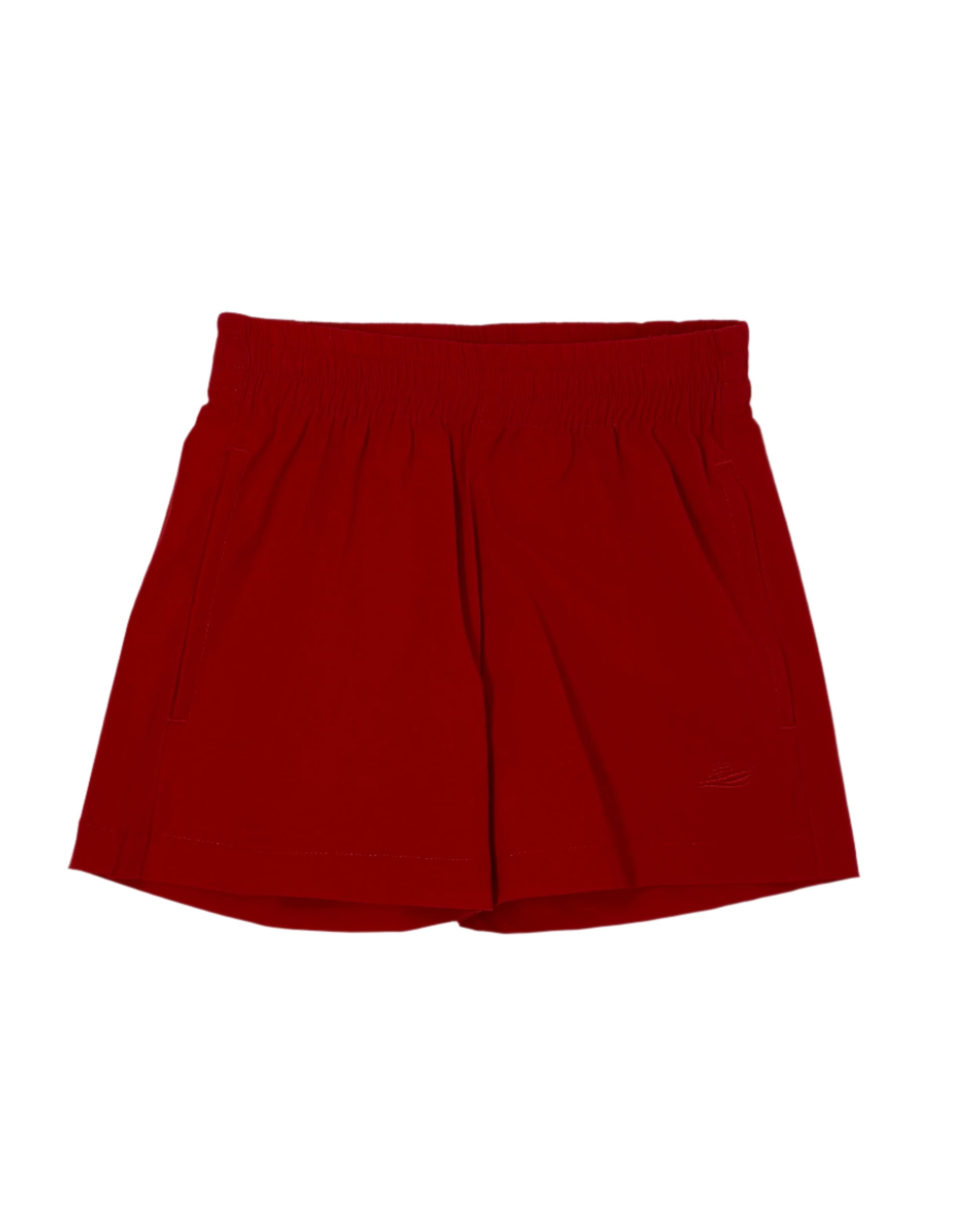 Boy's Performance Play Shorts - Red Boys Shorts Southbound