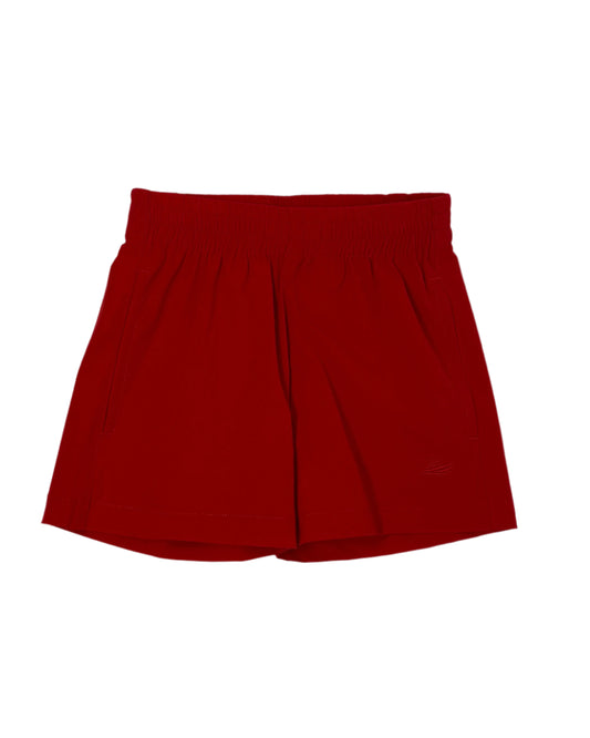Boy's Performance Play Shorts - Red Boys Shorts Southbound