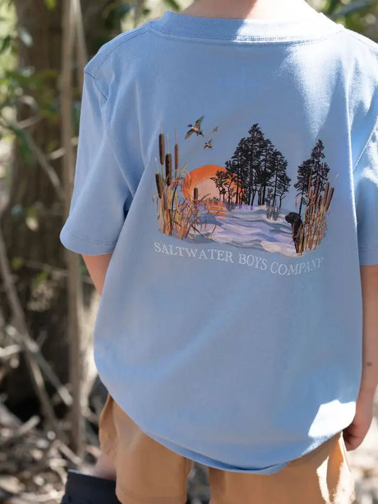 Boys SS Marsh Scene Tee Boys Shirts + Polos Saltwater Boys