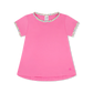 Bridget Basic Tee - Flamingo Pink/Petal Pop Girls Tops + Tees Set Athleisure