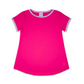 Bridget Basic Tee - Power Pink Girls Tops + Tees Set Athleisure