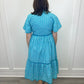 Brynley Maxi - Blue Atoll Long Dresses Marigold