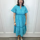 Brynley Maxi - Blue Atoll Long Dresses Marigold