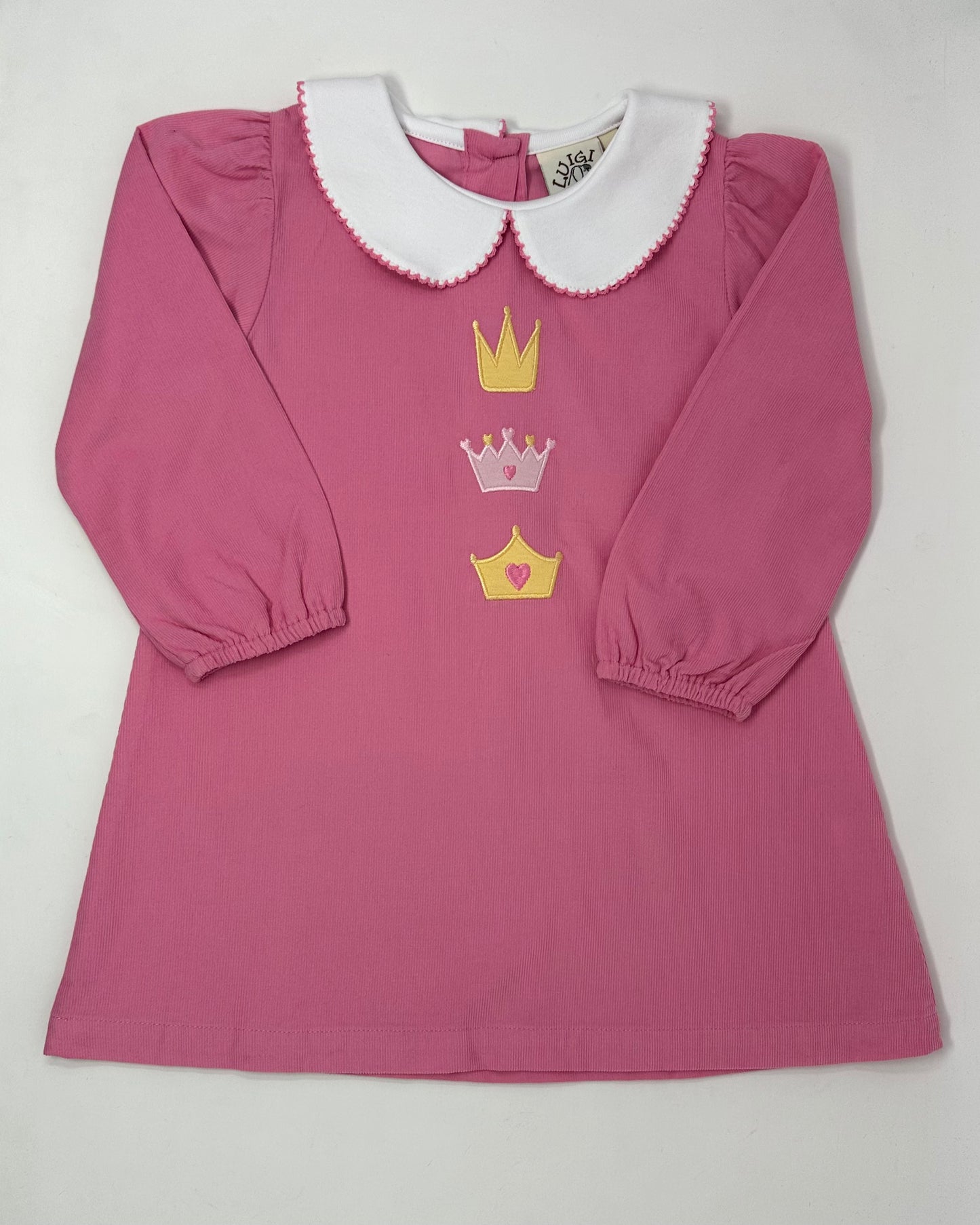 Bubblegum Dress w/ Crowns Girls Play Dresses Luigi   