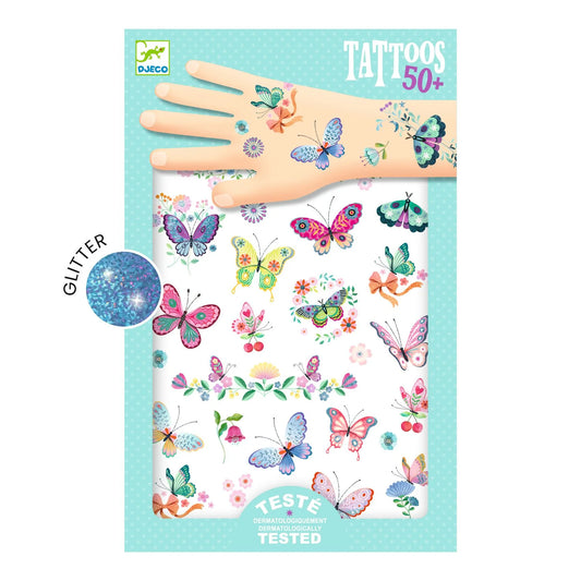 Tattoos Dream Butterflies Toys DJECO