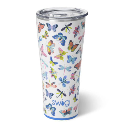 Butterfly Bliss Tumbler 32oz Insulated Drinkware Swig   