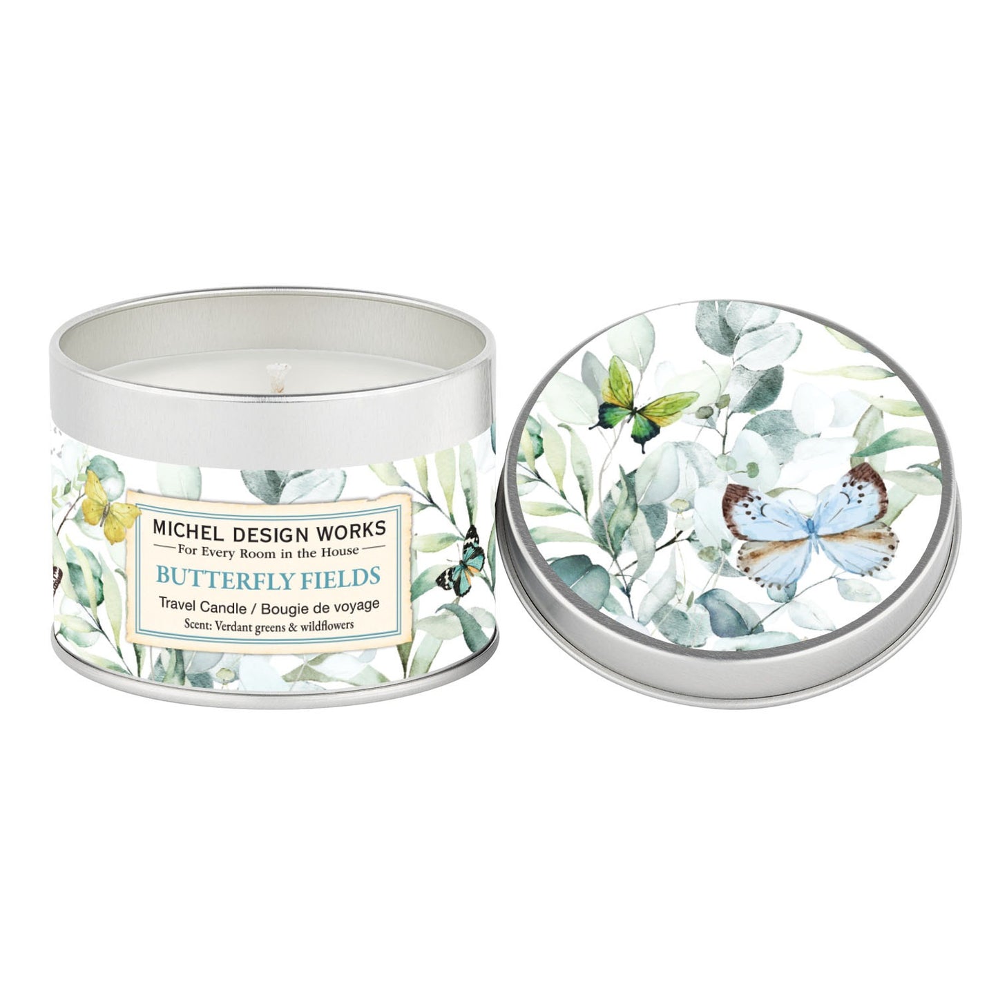 Butterfly Fields Travel Candle Candles Michel Design Works