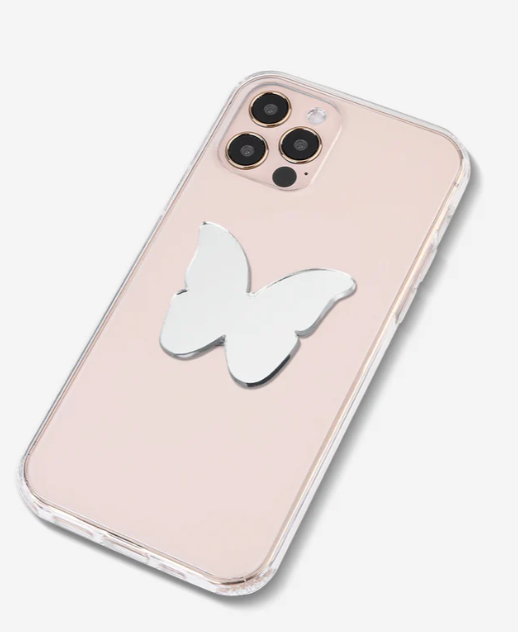 Stick-On Mirror Phone Decal - Butterfly Misc Accessories Ellie Rose   