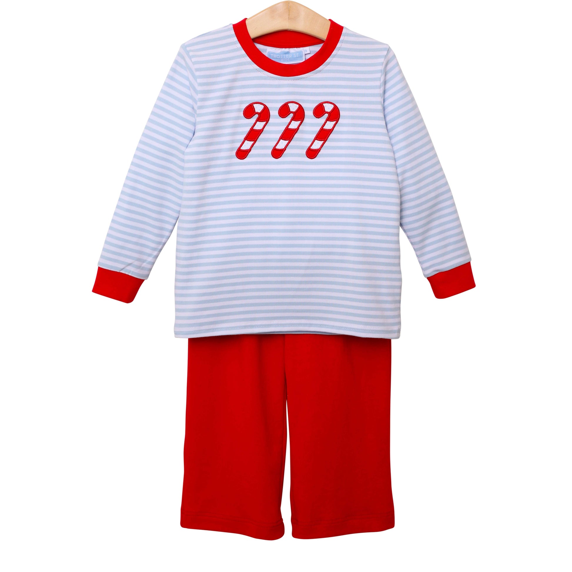 Candy Cane Pants Set Boys Sets Trotter Street Kids   