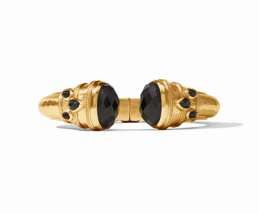 Cannes Cuff - Obsidian Black Bracelets Julie Vos   