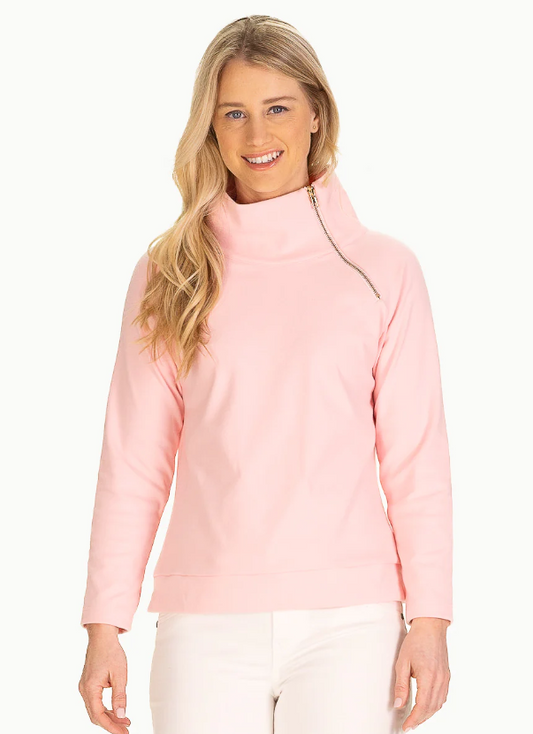 SuperSoft Bowen Sweatshirt - BonBon Pink Sweatshirts + Pullovers Duffield Lane   