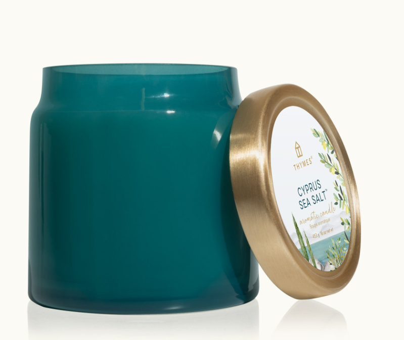Cyprus Sea Salt Statement Poured Candle Candles Thymes   