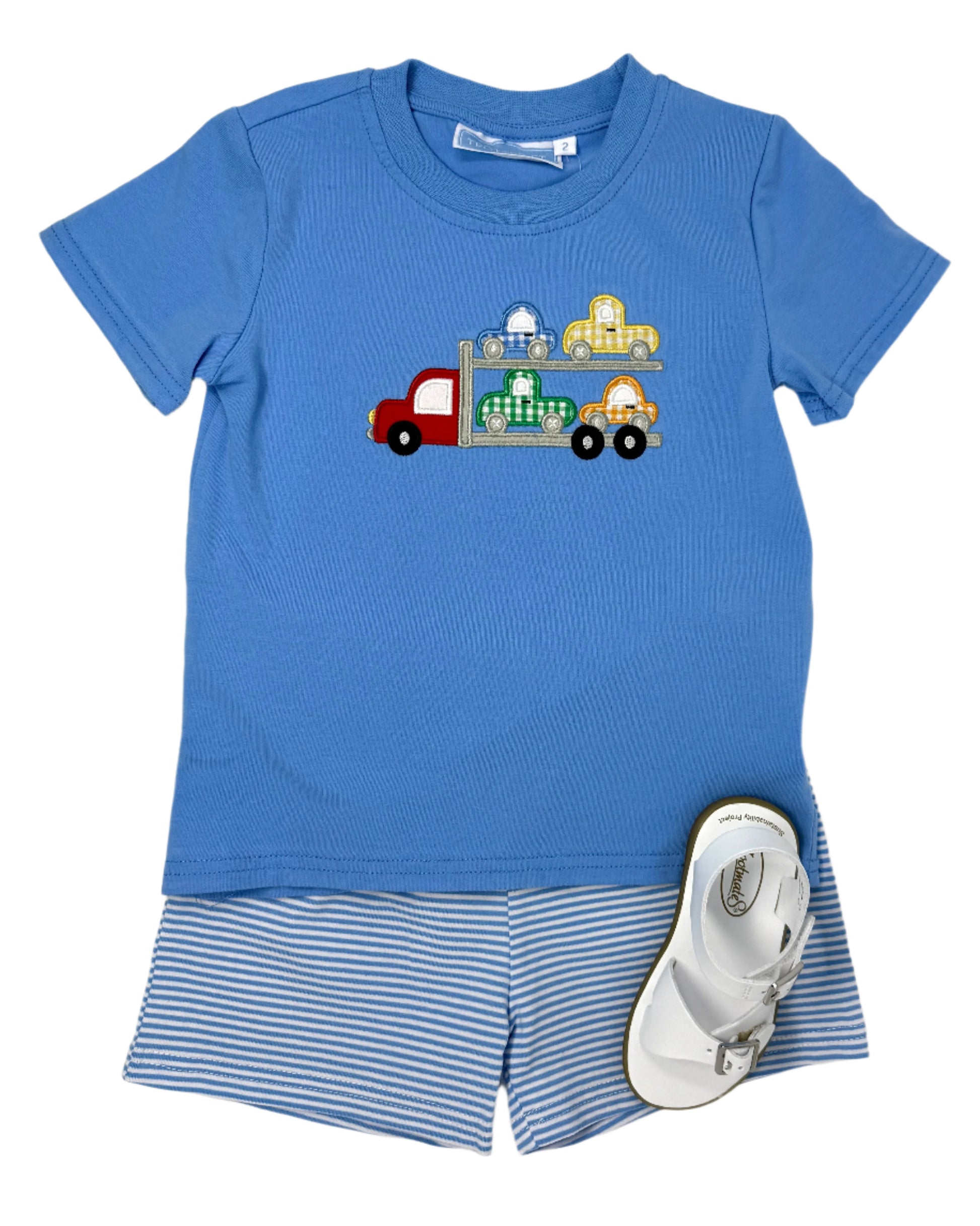 Car Hauler Short Set Boys Sets Trotter Street Kids