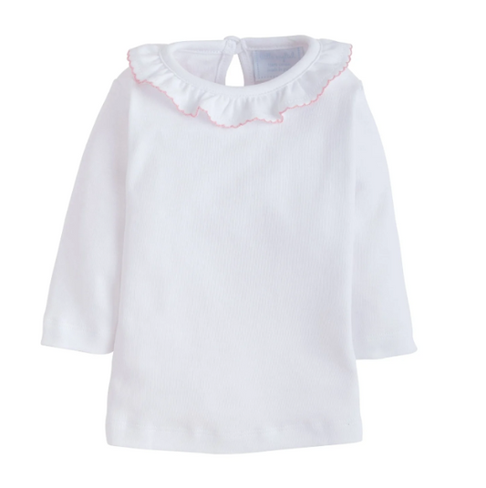 Caroline Knit Blouse - Light Pink Girls Tops + Tees Little English   