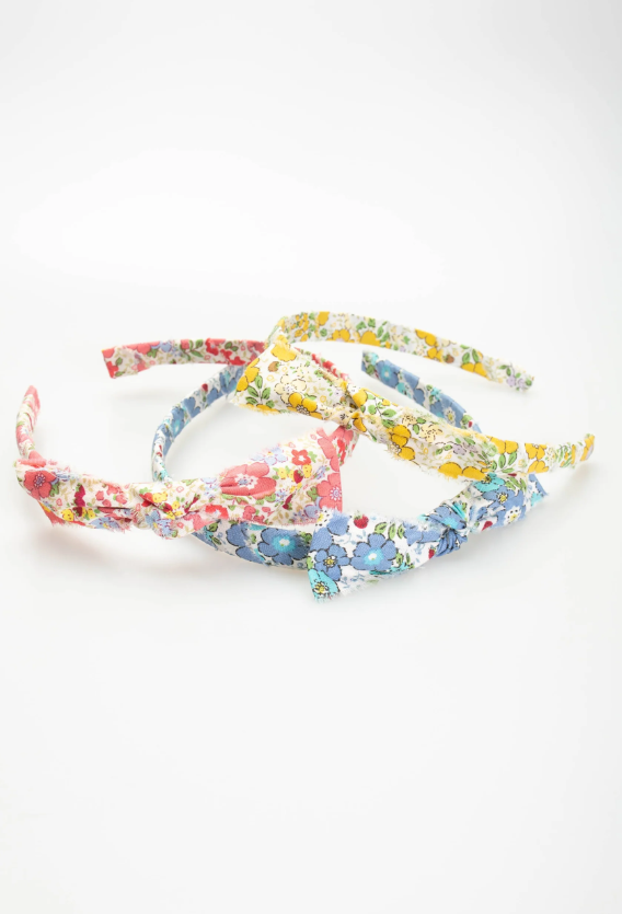Charlotte Bow Floral Headband - Assorted Hair Accessories Violet & Brooks   