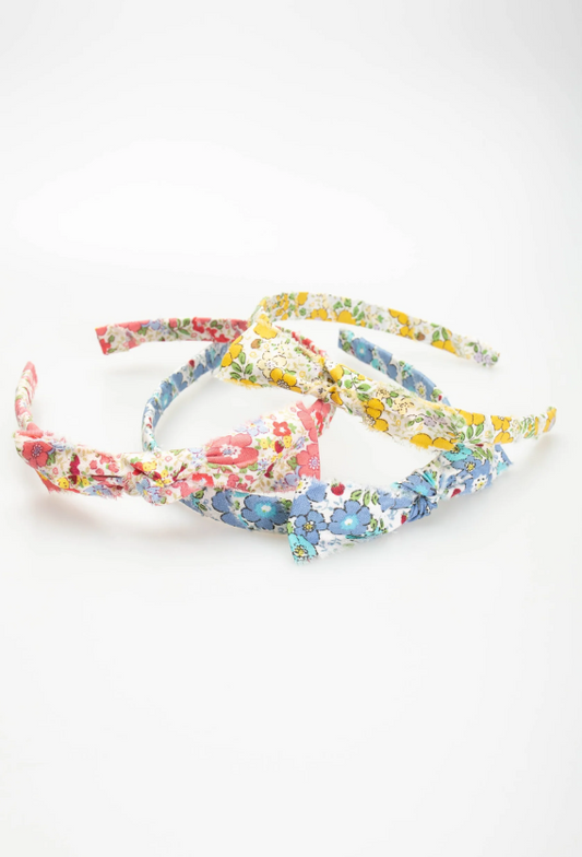 Charlotte Bow Floral Headband - Assorted Hair Accessories Violet & Brooks   