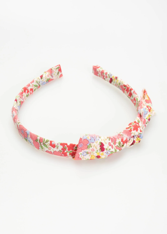 Charlotte Bow Floral Headband - Assorted Hair Accessories Violet & Brooks Rose  