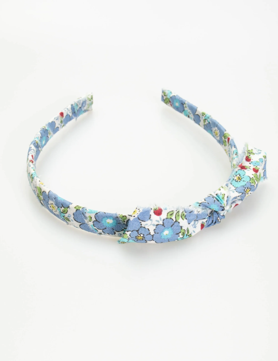 Charlotte Bow Floral Headband - Assorted Hair Accessories Violet & Brooks Sky  
