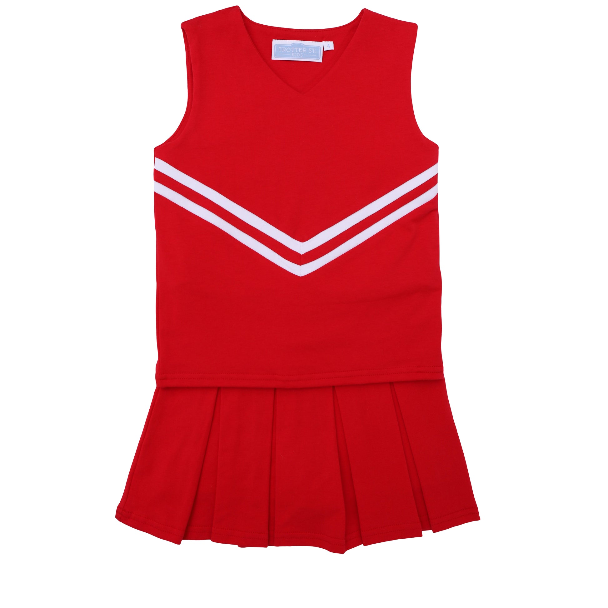 Cheer Uniform - Red Girls Sets Trotter Street Kids   