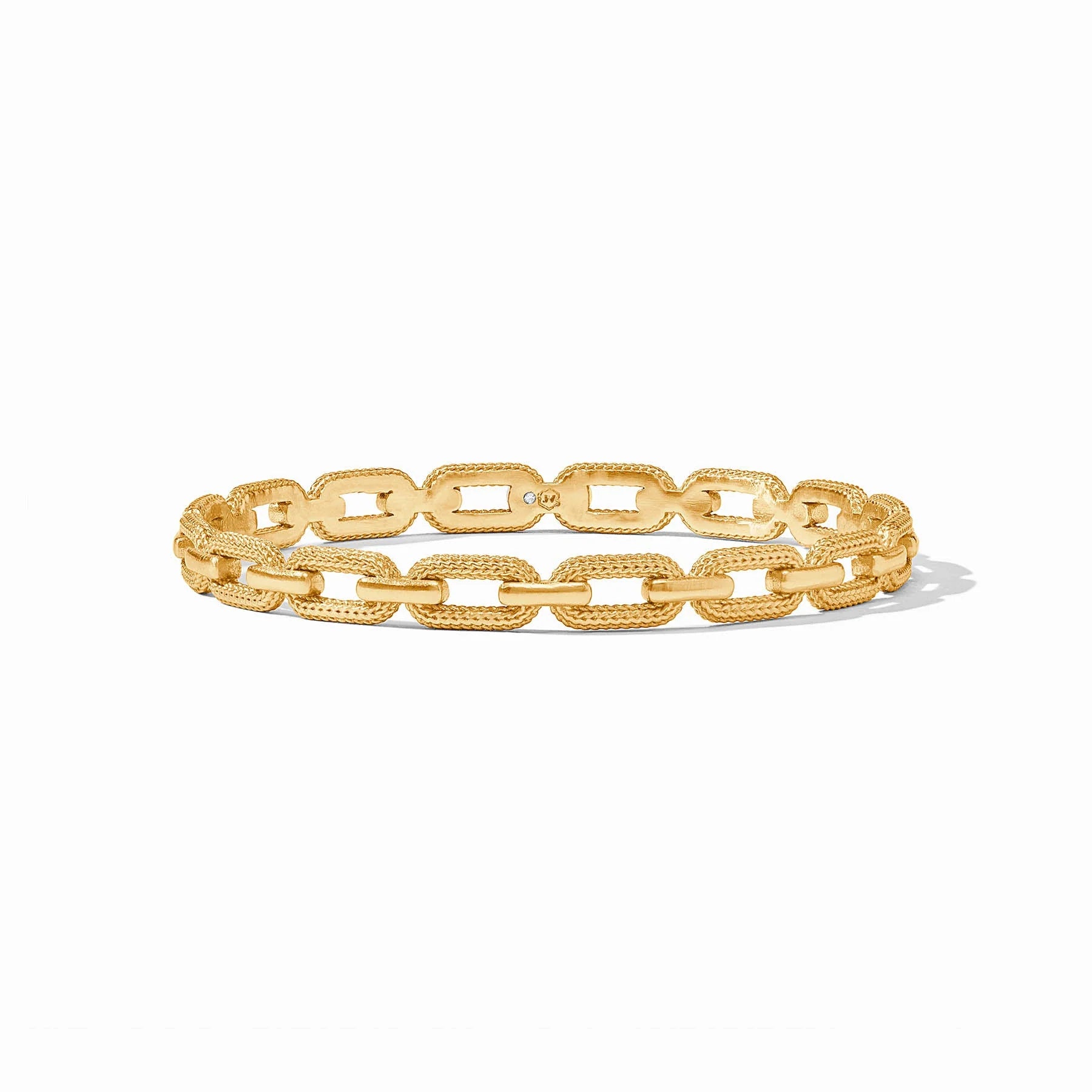 Cheval Paperclip Bangle - Gold - Medium Bracelets Julie Vos