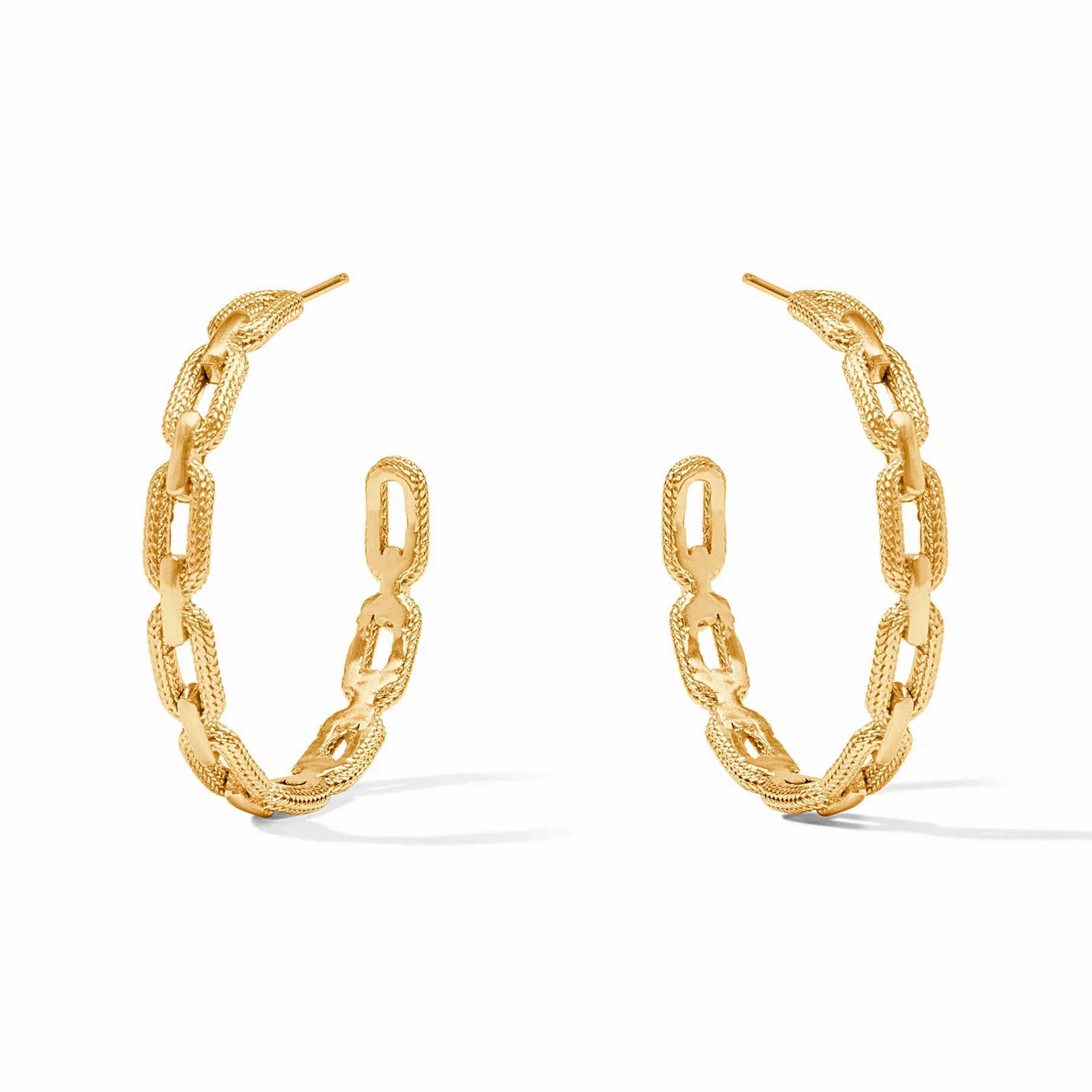 Cheval Paperclip Hoop - Gold - Large Earrings Julie Vos