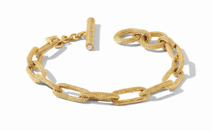 Cheval Paperclip Link Bracelet - Gold Bracelets Julie Vos   